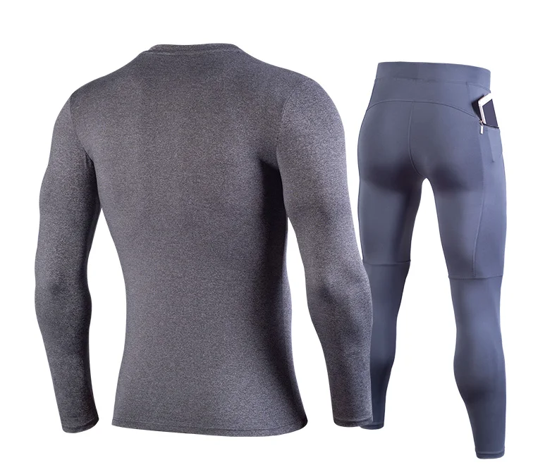 MMA Kit rashguard Male Man Compression Sports Suit Quick drying Perspiration Fitness Training Sportswear Jogging Running Clothes (19)