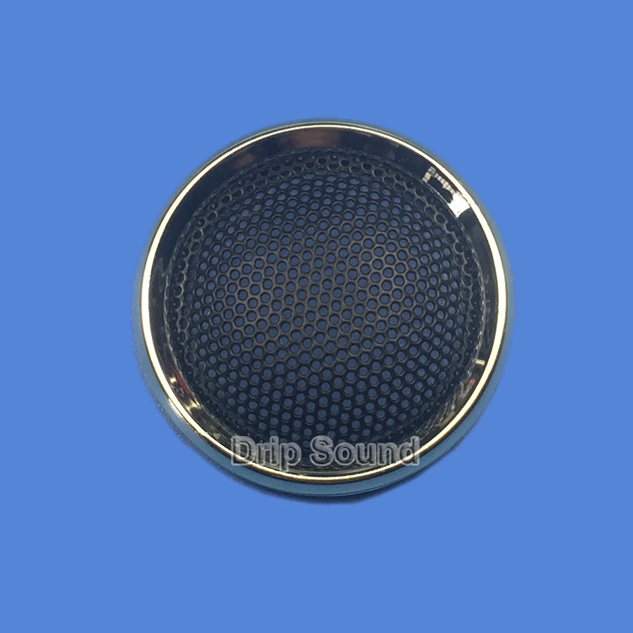 

For 1" inch Tweeter Speaker Grill Cover Car Audio Decorative Circle Metal Mesh Grille Protection #Black
