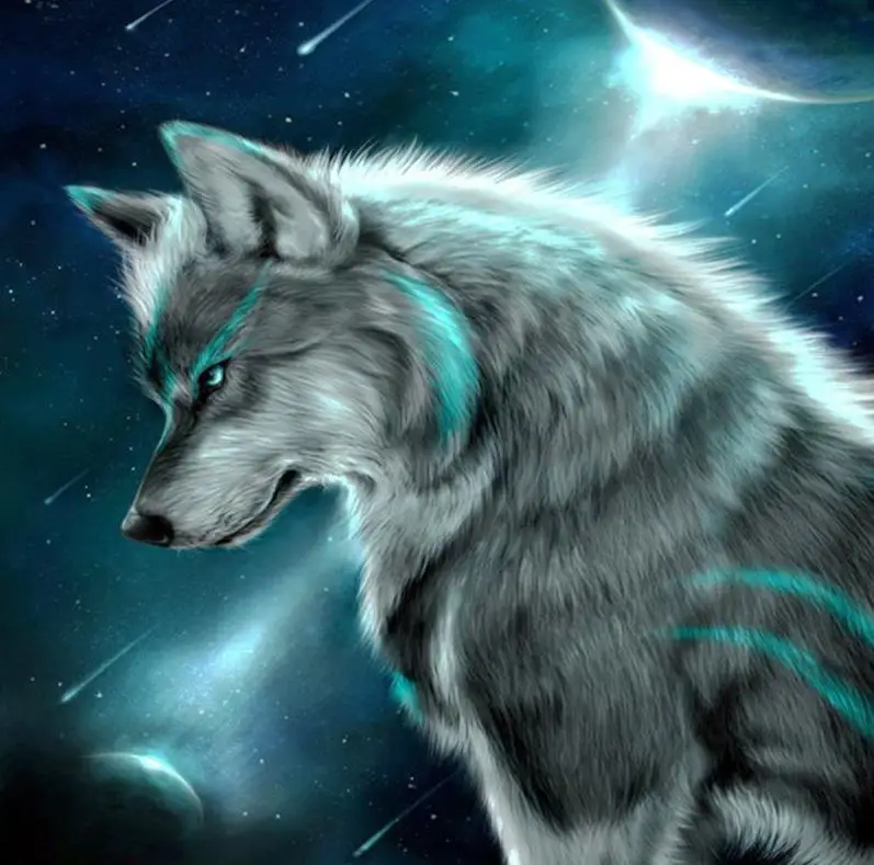 oneroom Wolf 5d full diamond painting cross stitch Diamond mozaik