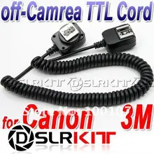 3M 3 метра E-TTL выключения камеры вспышки синхронизации Шнур для Canon