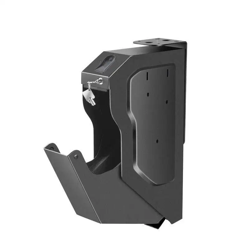 

Steel Security Gun Safes Fingerprint and Spare Key Lock Pistol Safe Box