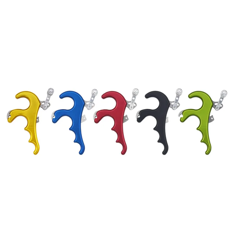 Hunting Release aid 4 finger Grip Caliper Stainless Steel Compound Bow
