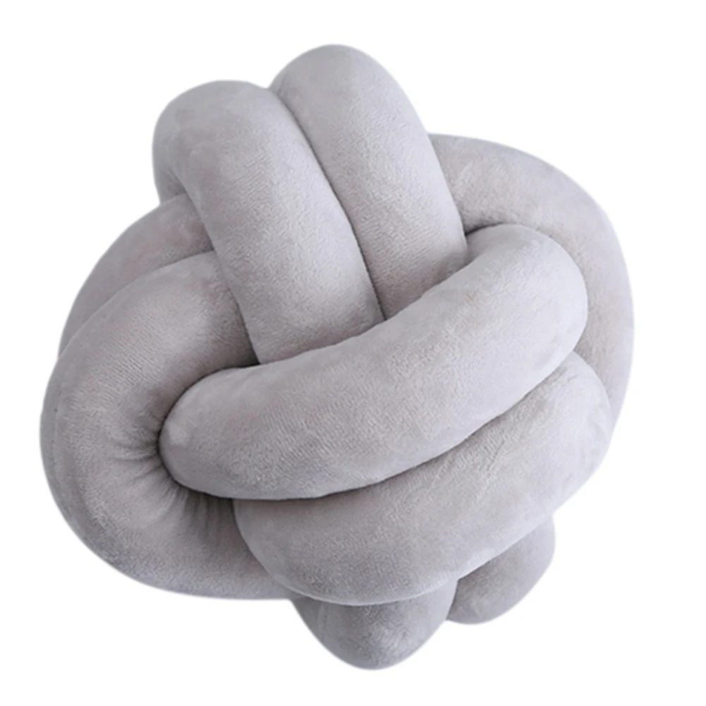 

Home Creative 18cm Knotted Ball Cushion Throw Pillow Waist Back Cushion Sofa Bed Decor Dolls Toys For Kids