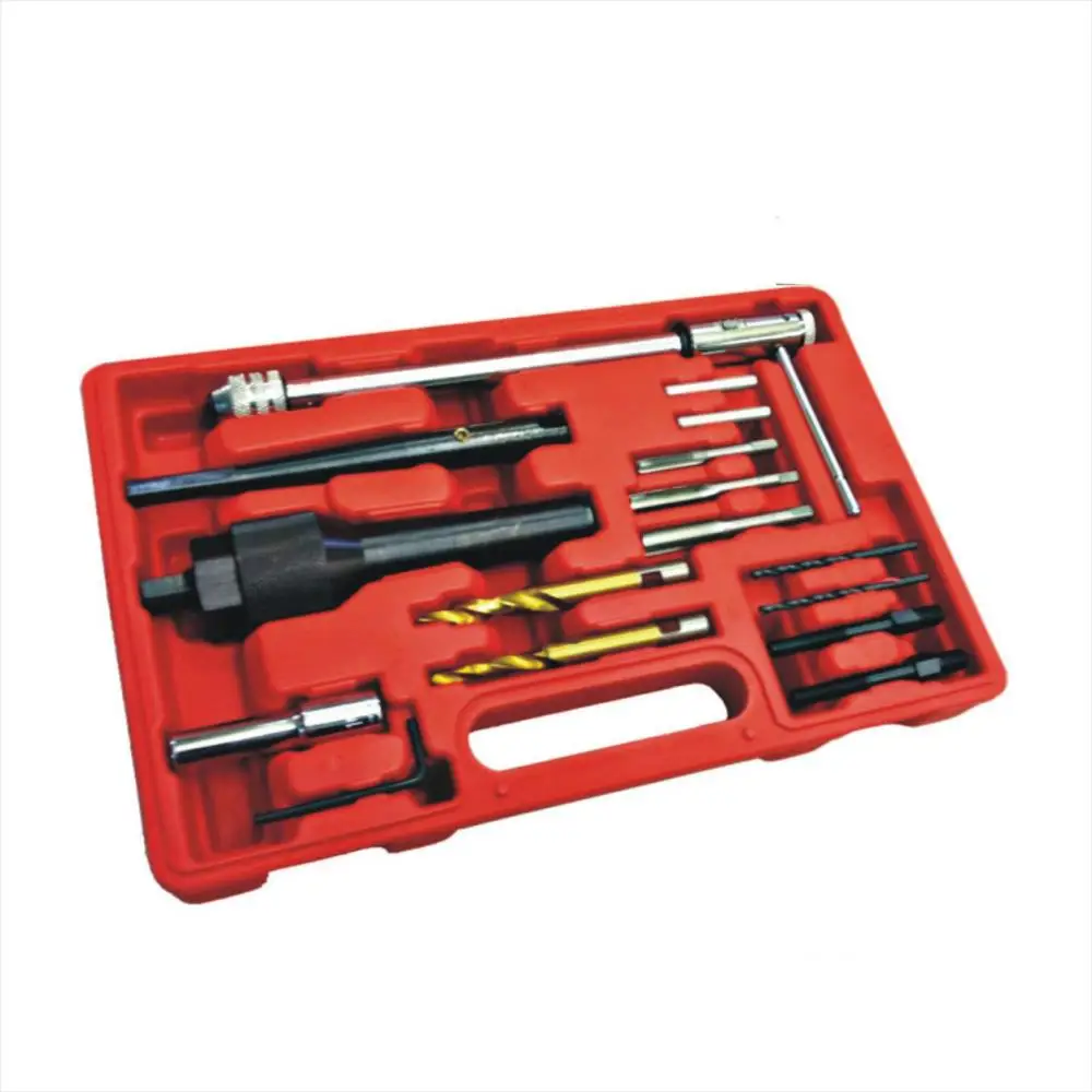 16 Pcs Damaged Glow Plug Removal Garage Drill & Wrench Car Tool 8mm 10mm CDI Engine 16 Pcs Damaged Glow Plug Removal Garage Drill & Wrench Car Tool 8mm 10mm CDI Engine