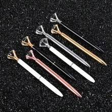 21 цвет карат алмаз Kawai декоративные хрустальные шариковые ручки Мода для девочек школьные канцелярские товары офисные принадлежности в черном и синем цвете