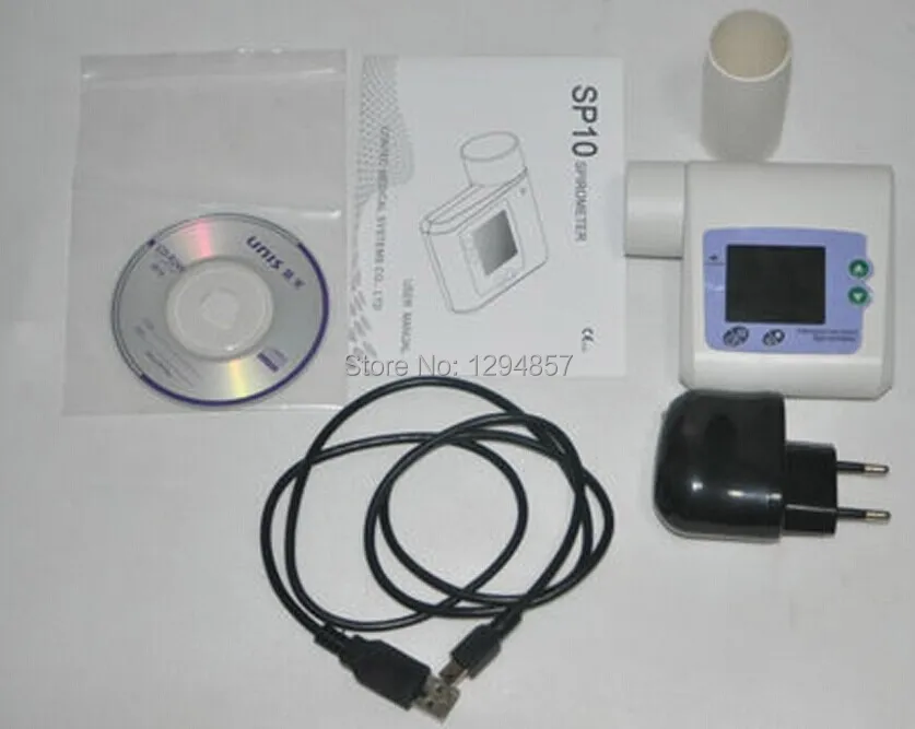 CONTEC SP10 Digital Spirometer Lung Breathing Diagnostic Vitalograph