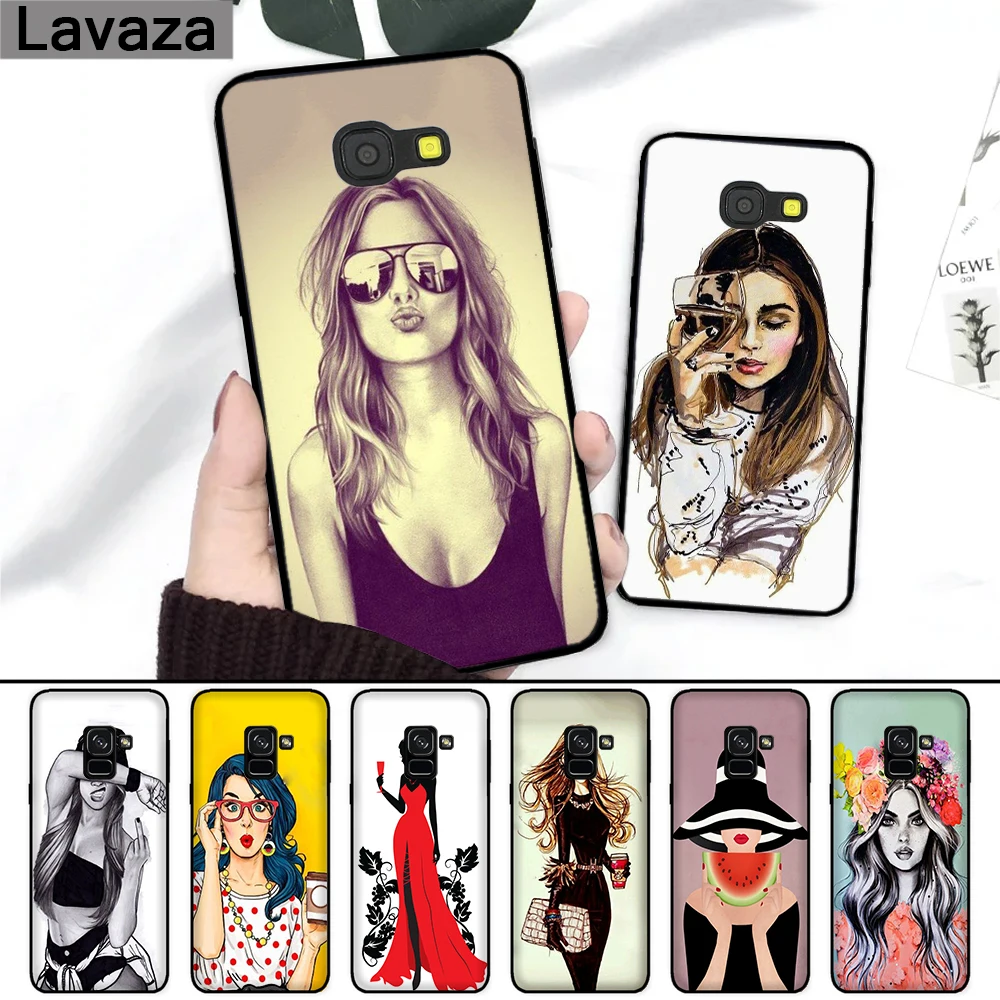 Силиконовый чехол для Samsung A3 A5 2016 2017 A6 Plus A7 A8 A9 A10 A30 A40 A50 A70 J6 2018 | Мобильные телефоны