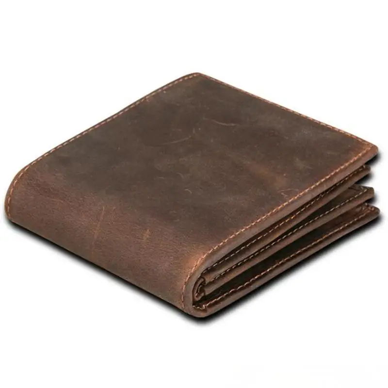 

Brand Men Wallets Leather Genuine Designer Slim Small Wallets Purse Magic Card Holder Cowhide Wallet Billetera Carteira Hombre