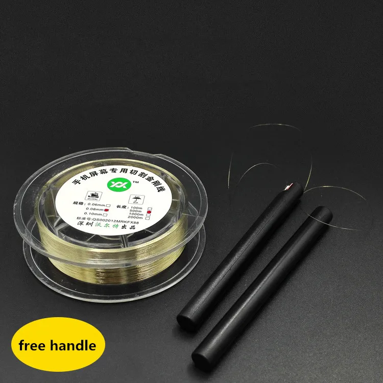

100M Cutting Line Molybdenum Wire For Samsung Iphone Glass Lens/Digitizer LCD Touch Screen Repair