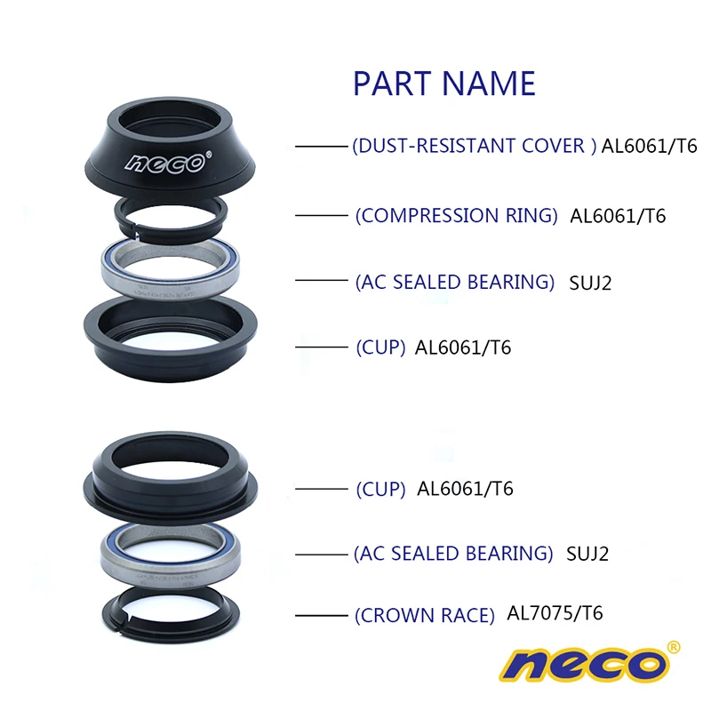 semi integrated headset 44mm