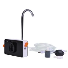 3-в-1 мини аквариумный воздушный насос водяной насос Оксигенатор водяной насос Портативный бесшумный USB насосная аэратор кислорода с огни-приманка