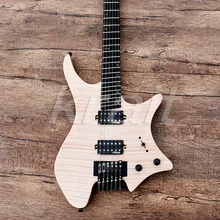 Krait безголовая гитара 6 струн strandberg безголовая гитара ольховое дерево Пламя клен Топ