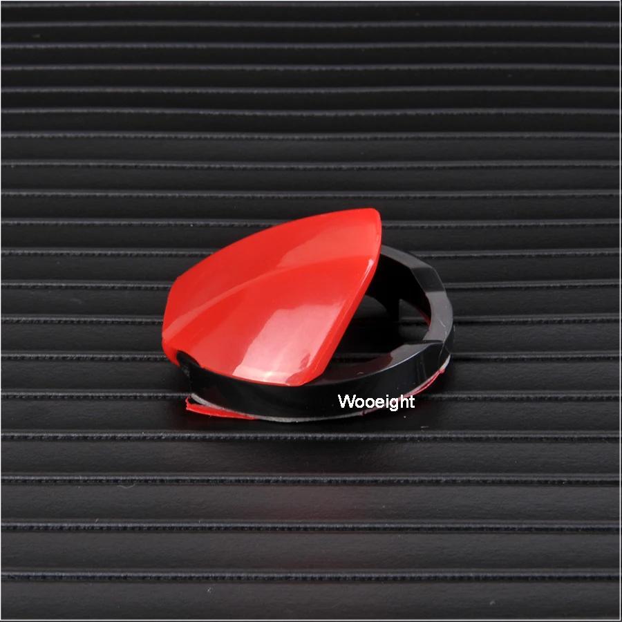 ABS Car Accessories Interior Engine Start Stop Key Button Switch Decoration Cover Stickers For Ford Mustang 2015 Up (4)