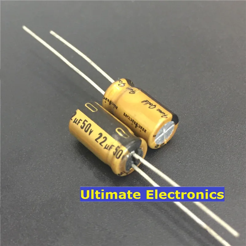 

10pcs 22uF 50V NICHICON FG(Fine Gold) 6.3x11mm 50V22uF Top Grade Audio Capacitor
