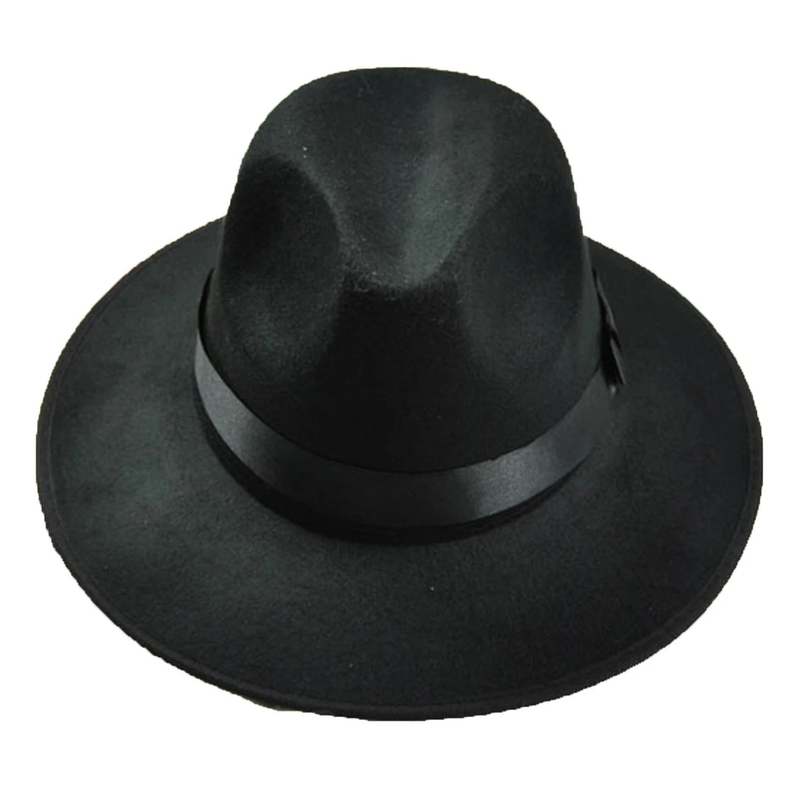 Горячая 10x Bowler гибкий колпак бант войлочная одежда стиль шляпа