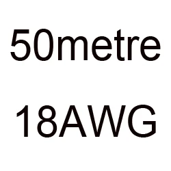 4 6 7 8 10, 11, 12, 13, 14, 15, 16, 17, 18, 20, 22, 24, 26 28 30 AWG силиконовый провод ультра гибкий Тесты линия кабель высокого Температура - Цвет: 50metre 18AWG