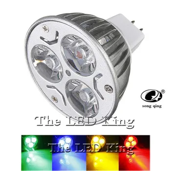 

10X Super Bright 9W 12W 15W GU10 GU5.3 LED Bulb 110V 220V MR16 12V Led Spotlights Warm Light Cool White RED BLUE GREEN LED lamp