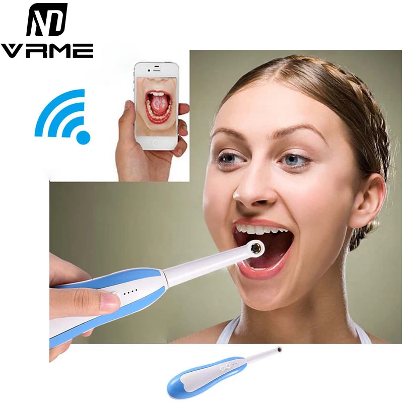 

WiFi HD Intraoral Endoscope Wireless Dental Camera LED Light Monitoring Inspection for Dentist Oral Real-time Video Dental Tools