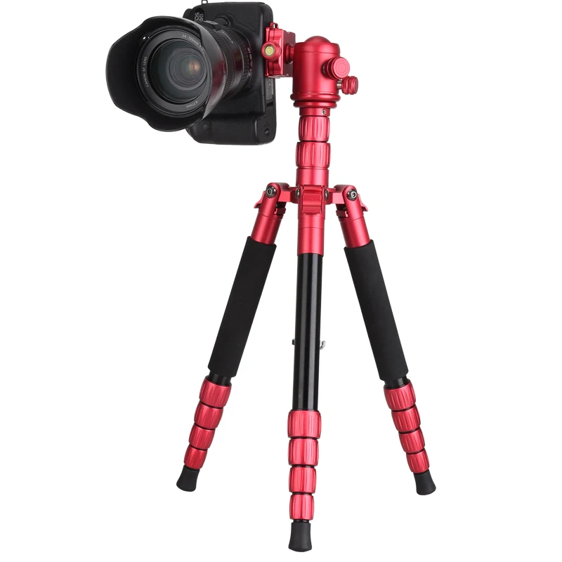 

2018 QZSD-Q668 tripod Heavy Load Professional Ball head Traveling Tripod for DSLR Digital Video Camera