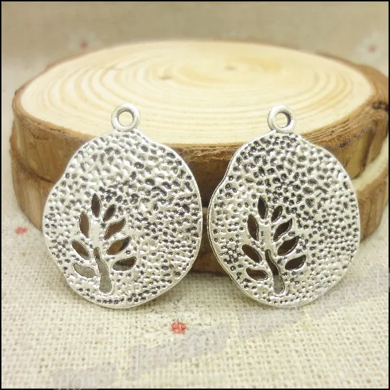 

Подвеска в виде листьев из тибетского серебра и цинкового сплава, 65 шт.