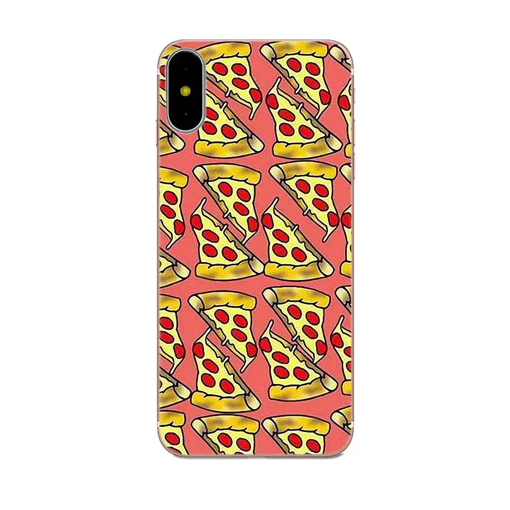 Чипы пицца еда гамбургеры для Apple iPhone 4 4S 5 5C 5S SE 6 6S 7 8 Plus X XS Max XR Мягкий ТПУ узор