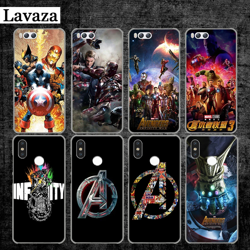 

Lavaza Marvel Avengers Infinite War New Hard Case for Xiaomi MI 5 5S 6 8 9 SE Lite F1 A1 A2 5X 6X Mix 2S MAX 3