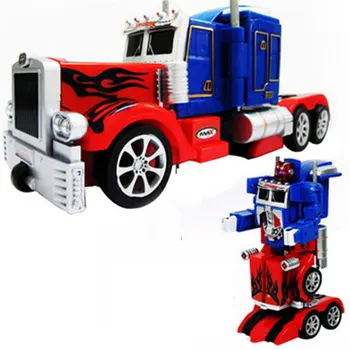 

Action Figure Toy RC Robot Car Big Size One Key Transformation Voice Walking USB Charger Rc Truck