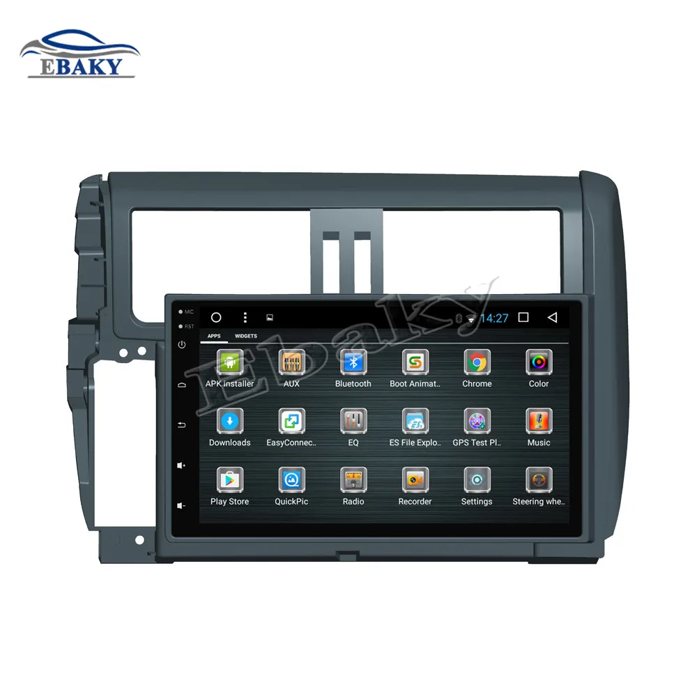 Perfect NaviTopia 9inch Octa Core Android 7.1 8.1 Car DVD GPS Navigation for Toyota Prado 2010 2011 2012 2013 Auto Radio Stereo 4