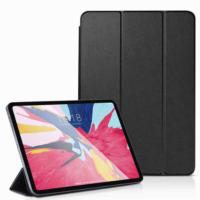 Для iPad Pro 12,9 чехол тонкий Блестящий официальный 1:1 Folio Магнитная Smart Cover с задняя крышка чехол для нового iPad Pro 12,9