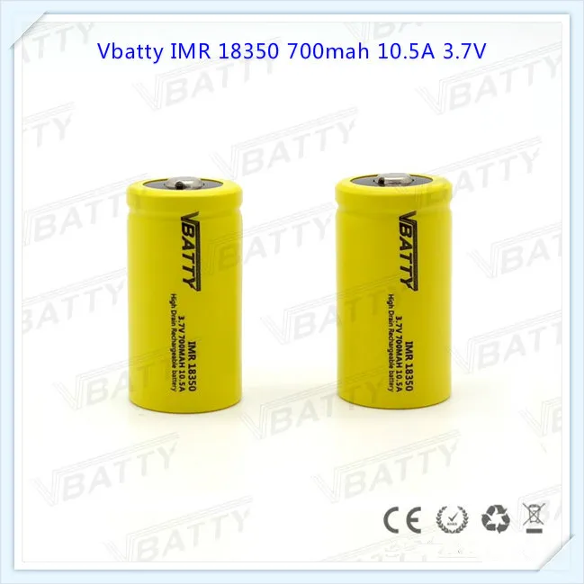 18350 700mah 3.7V 1