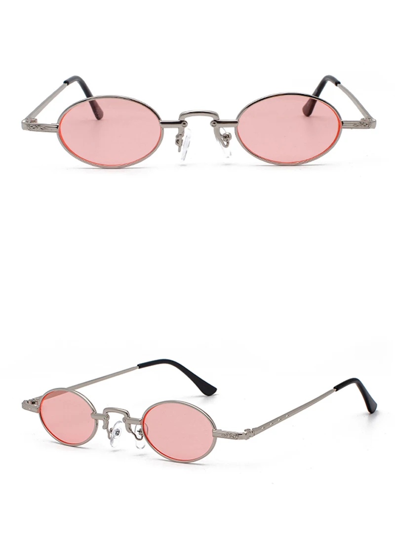 Peekaboo, маленькие круглые солнцезащитные очки для женщин, Ретро стиль, золотая металлическая оправа, Винтажные Солнцезащитные очки для мужчин, унисекс, красные, черные, УФ 400