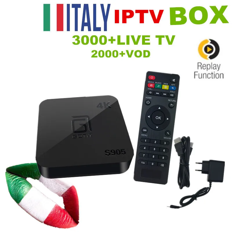 

Italian Android TV box Super IPTV Subscription with Arabic Europe Italy Spanish live stream player IPTV 4500 channels 20000 VOD
