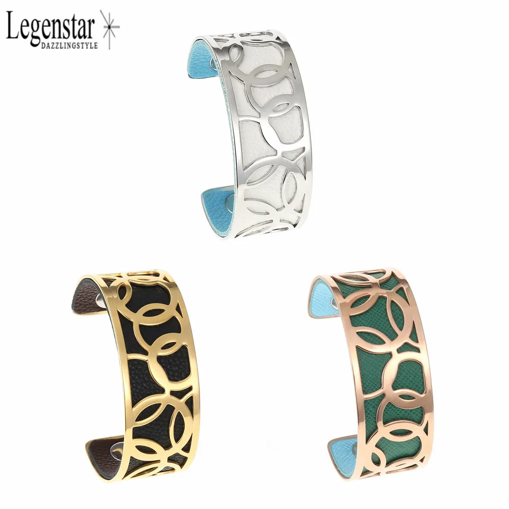 Goedkoop Legenstar Roestvrij Staal Zilveren Armbanden Armbanden voor Vrouwen Verwisselbare Manchet Armband Femme Manchette 2019 Pulseras Mujer