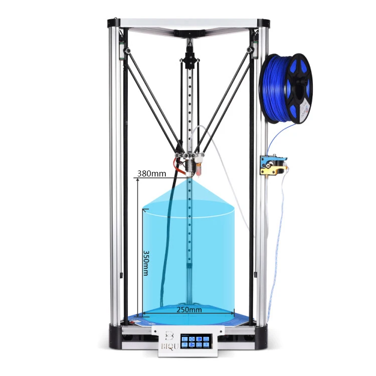 BIQU 3D принтер Высокая точность Kossel Plus/Pro DIY автоматическое выравнивание Kossel Reprap 3D-принтер машина алюминиевый HeatBed BLTOUCH