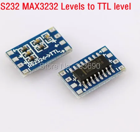 

1pcs mini RS232 MAX3232 Levels to TTL level converter board serial converter board RS232 to TTL Serial