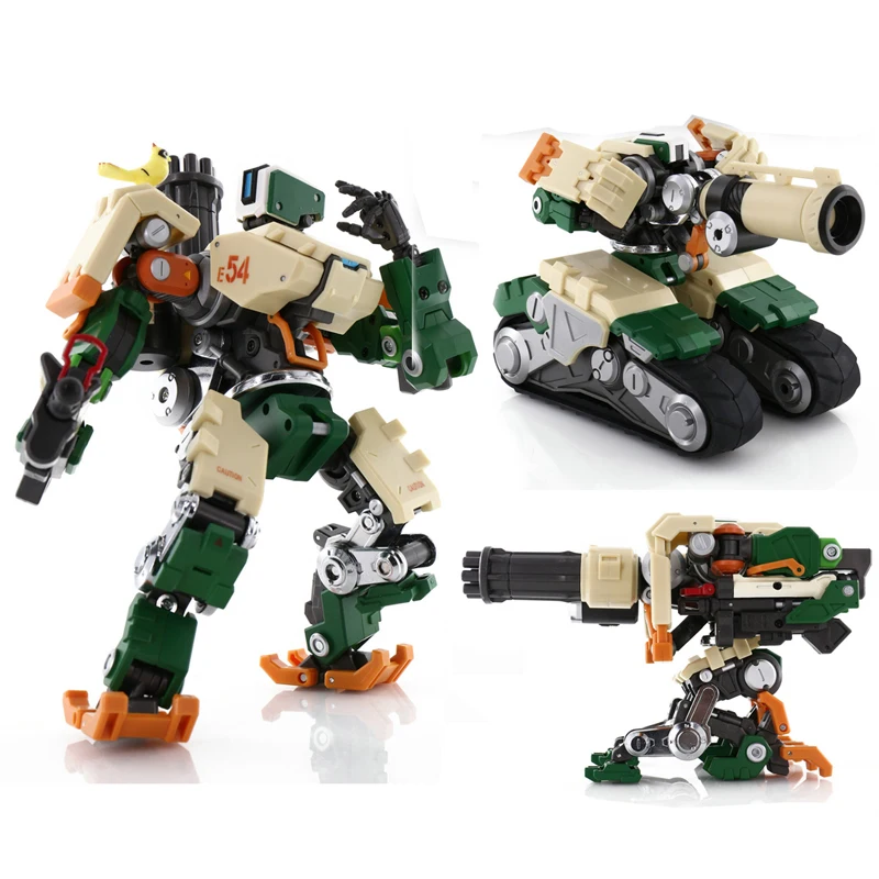 

OW DX9 K1 freeman Hardened Edition Bastion NINI DVA 21cm PVC Deformable tank Action Toy Figures Collectible Model Doll Tracer