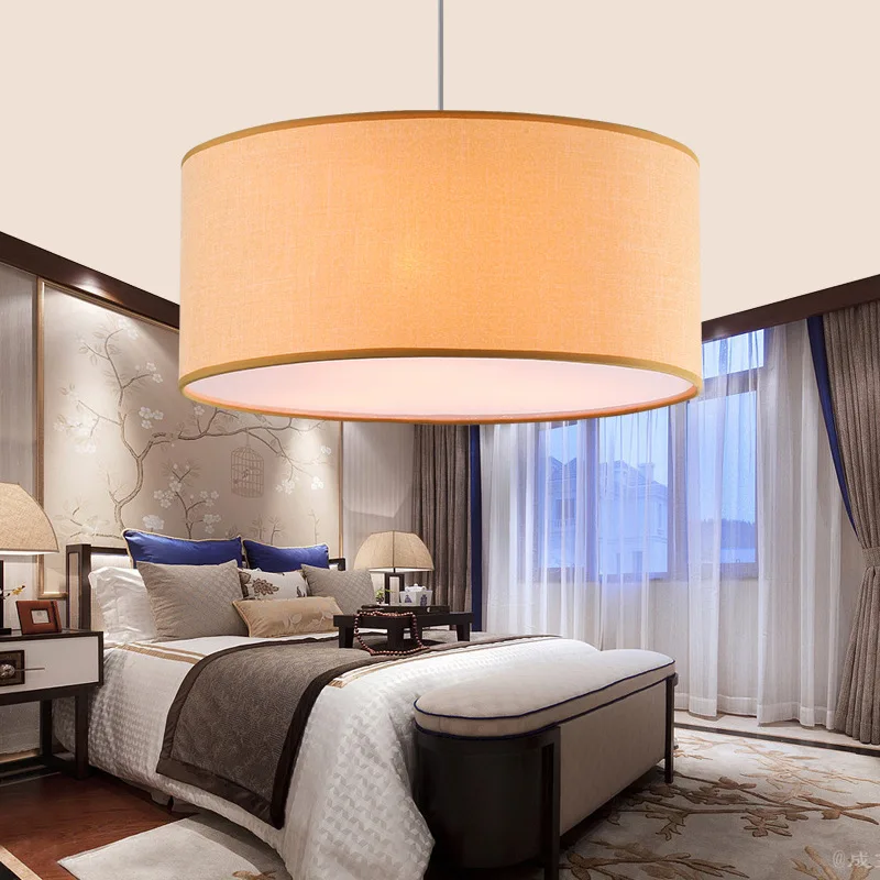 

110v 220v Cloth Pendant Lights Lampen Lampara Lamparas Colgantes Hanglampen Dining Room Lights Country Indoor Lighting Abajour