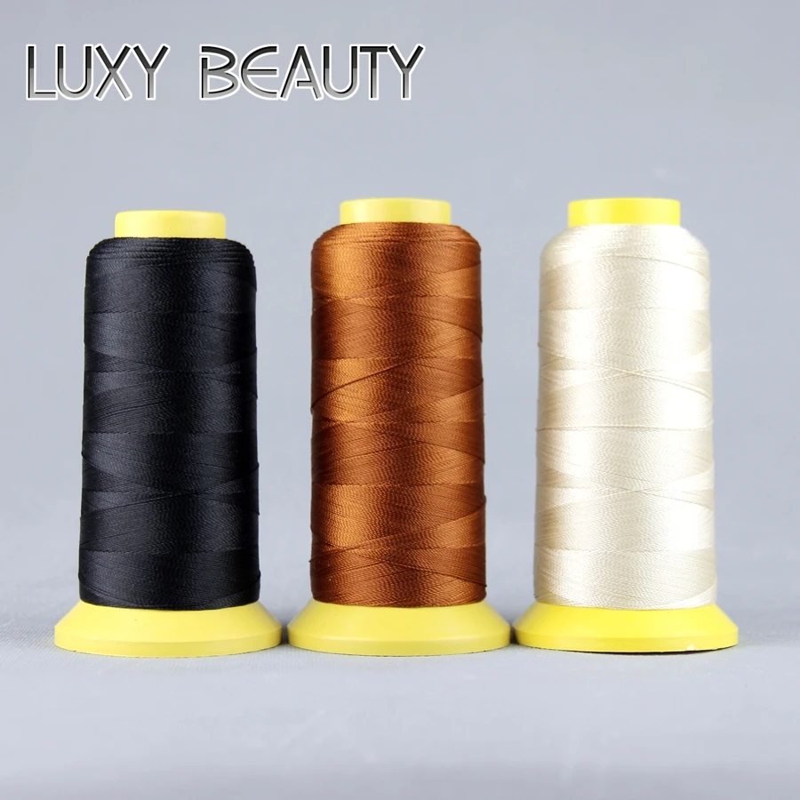 

Salon Hair Weaving Thread 1Roll/lot High Strength Polyester Thread for Brazilian hair Extension/Professional Hair Extension Tool