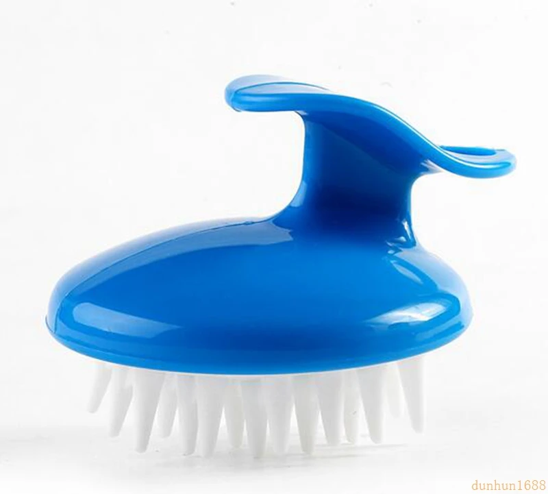 Silicone escova shampoo massagem no couro cabeludo
