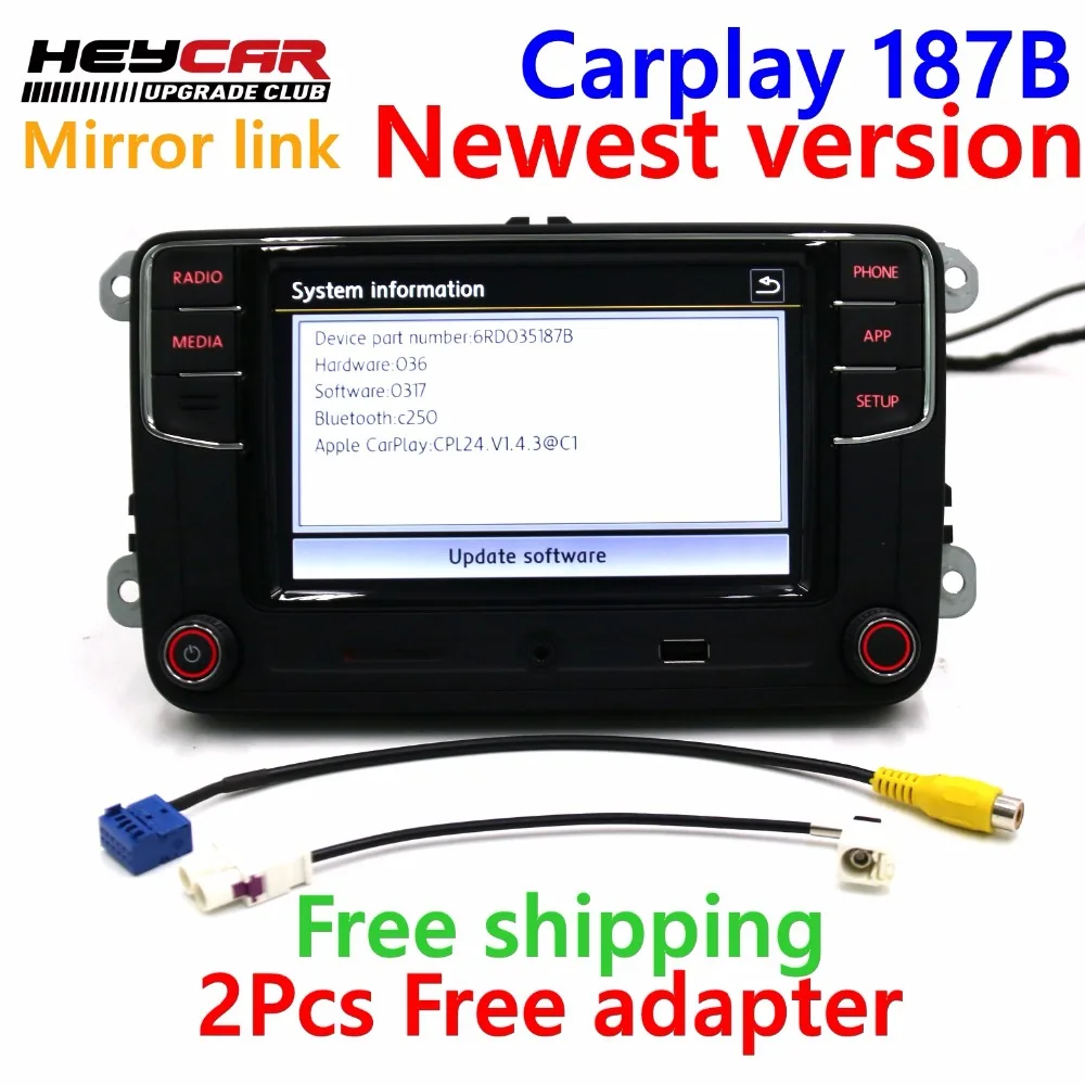 Carplay RCD330 Plus MIB 6 5 &quotРадио стерео для VW Polo Golf PassatB6 B7 CC Tiguan Jetta MK5 MK6 Touran Mirrorlink 1 Гб|mib|mib