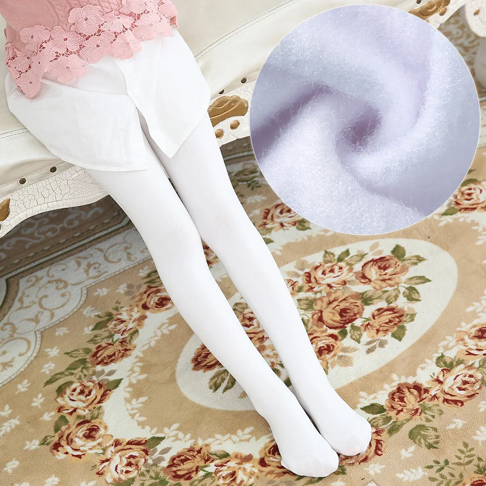 Baby girl tights autumn winter plus cashmere thickening girls tights
