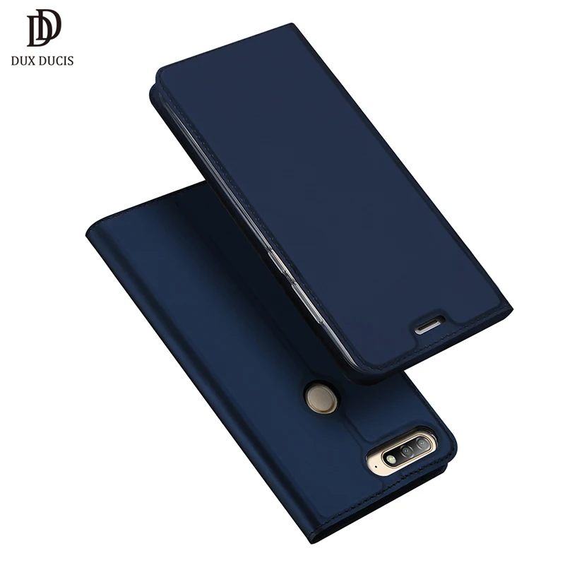 Huawei honor 7a pro чехол DUX DUCIS Роскошный кожа книжка на Honor Бумажник подставка телефон