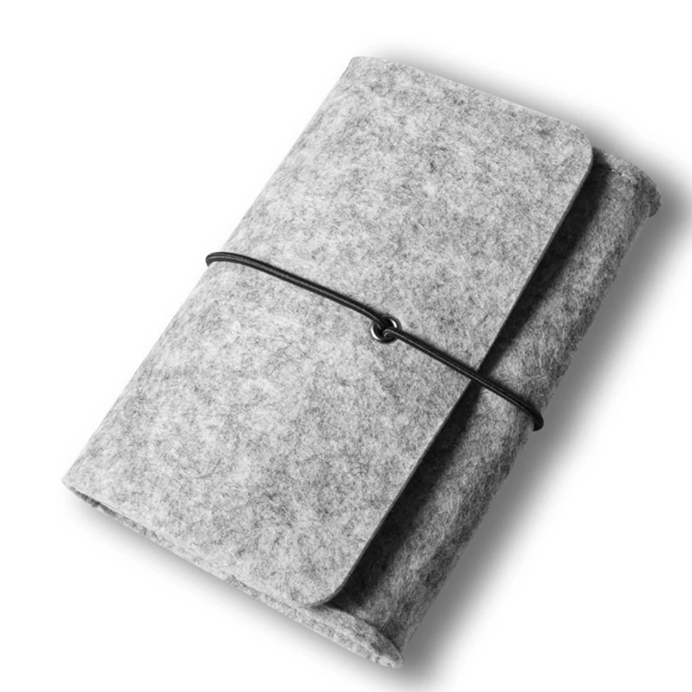 

Lightweight Accessories Ultra Slim Sleeve Cover Travel Storage Artificial Wool Felt Laptop Bag Soft Mini Cosmetic Pouch Unisex