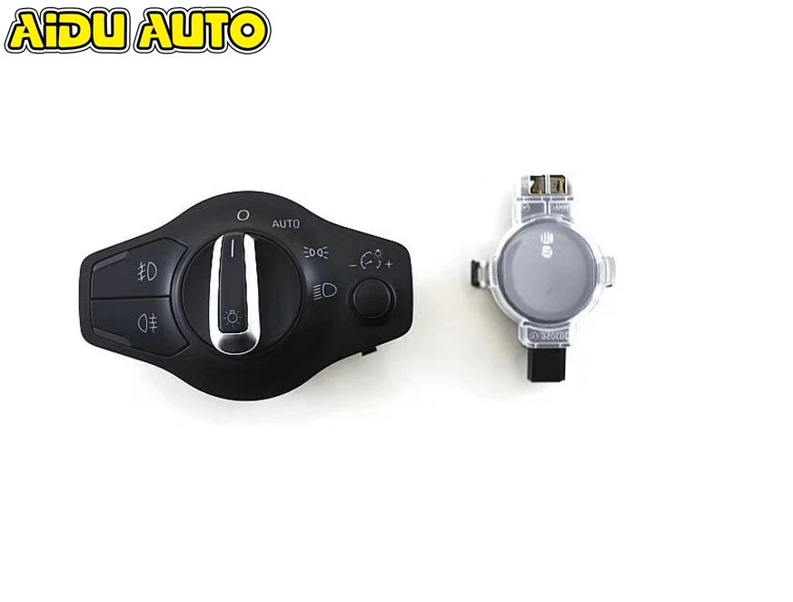 

AIDUAUTO For Audi A4 B8 A5 S5 Q5 8R Auto Headlight Head Light Switch Fog Side Light Switch 8K0 941 531 AS