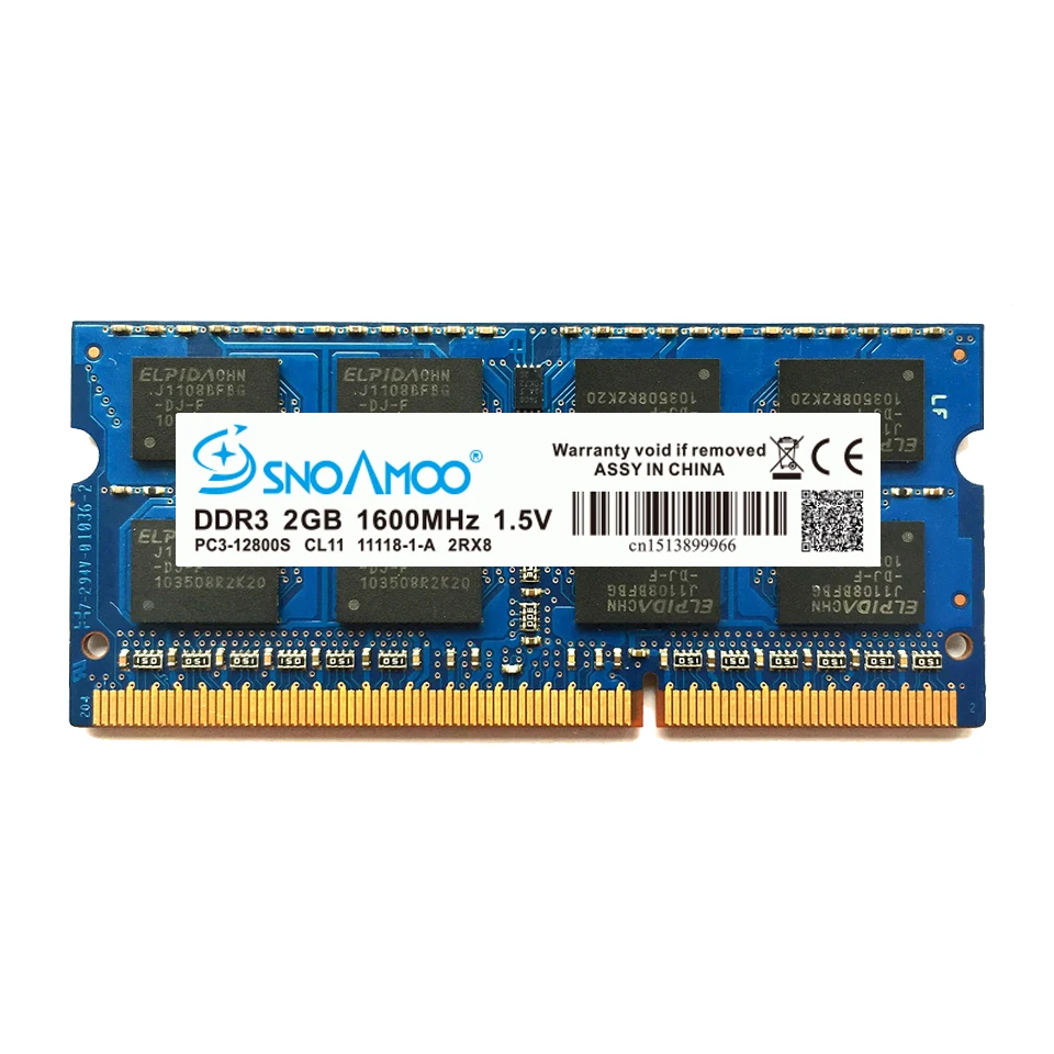 SNOAMOO DDR3 4 Гб 1333/1600 МГц Память Ram ноутбук память SO-DIMM PC3-10600S 204 Pin 1,5 V 2Rx8 SO-DIMM памяти компьютера гарантия