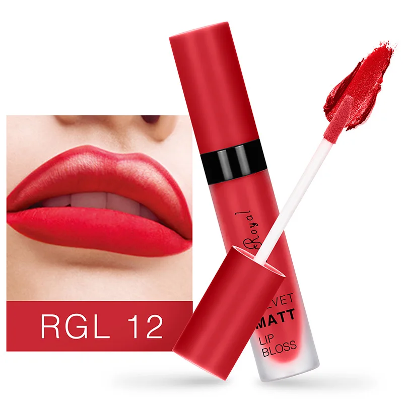 1PC New Matte Lip gloss Sexy Liquid Lip Gloss Matte Long Lasting Waterproof Cosmetic Makeup Lip gloss