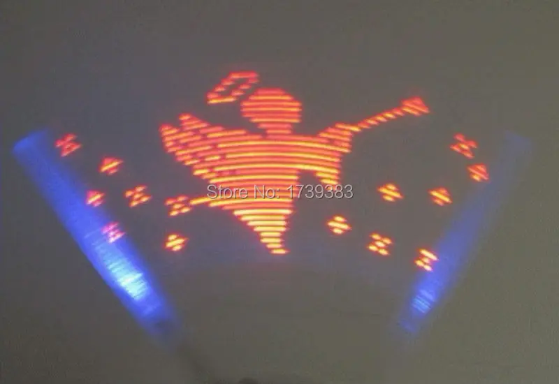 2Pcs DIY Long programmable font b LED b font stick 45cm 32LED flash sticks Customized Concert