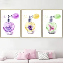 Luxury Perfume Flower Nordic Posters And Prints Wall Art Canvas Painting Wall Pictures For Living Room Bedroom Decor