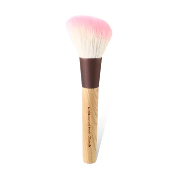 

High-quality Wool Blush Contour Brush Cosmetic Beauty Blending Brush for Makeup Soft Facial Foundation Powder Wood Log Handle