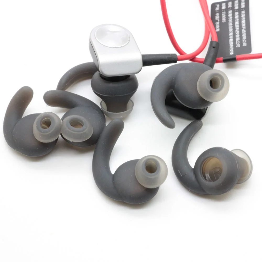 POYATU Portable Mini Zipper Earphone Hard Case Earbuds Eartips For JBL Synchros Reflect BT Ear Tips Silicone Ear Tips Buds  (6)